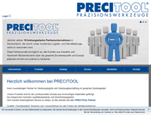 Tablet Screenshot of precitool.de